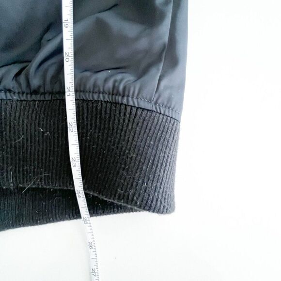 Levi's Womens Women's Flight Satin Bomber with Jersey Hood // Size Large // EUC - Picture 5 of 12